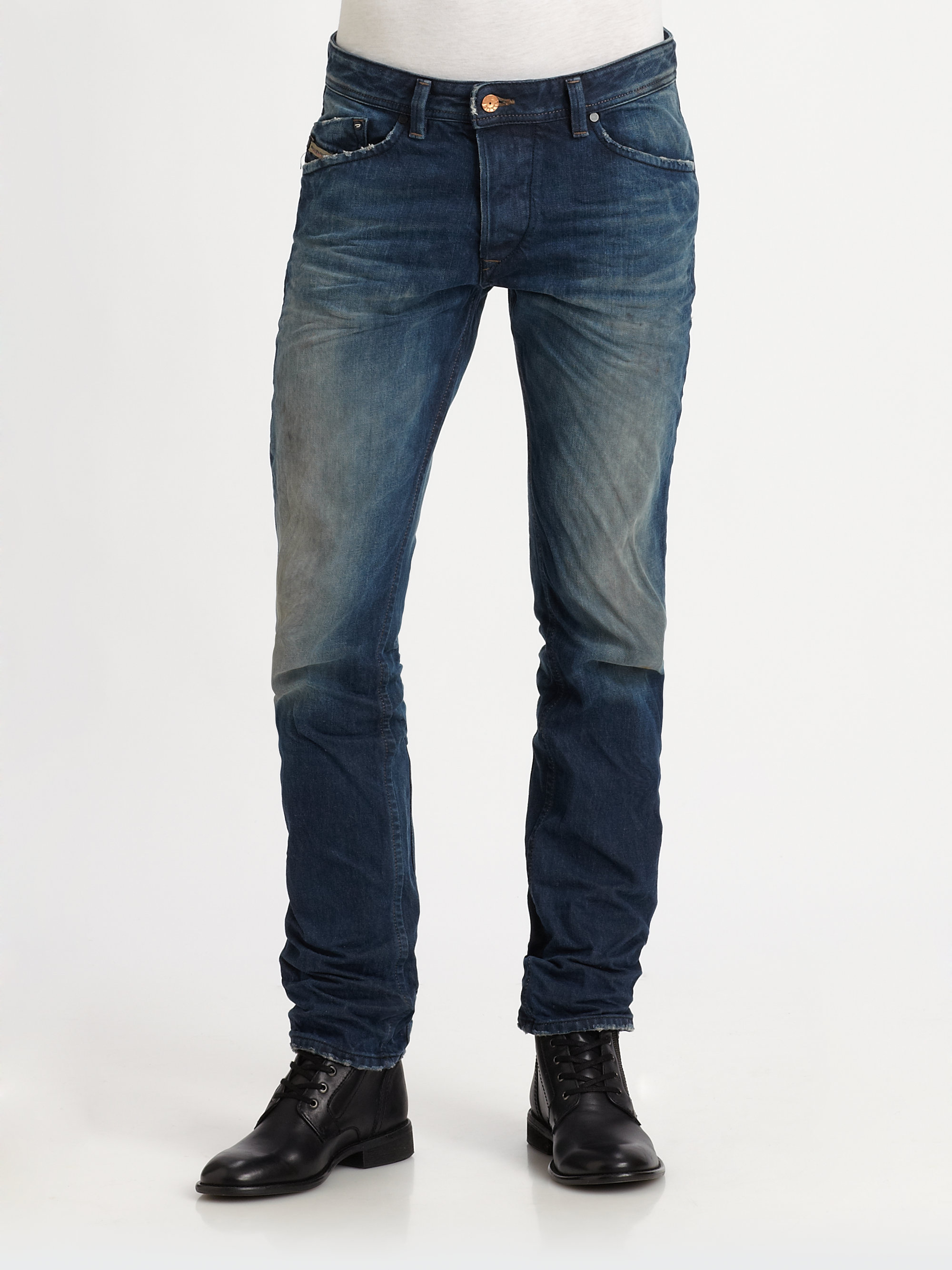 Lyst - Diesel Darron Authentic Wash Jeans in Blue for Men