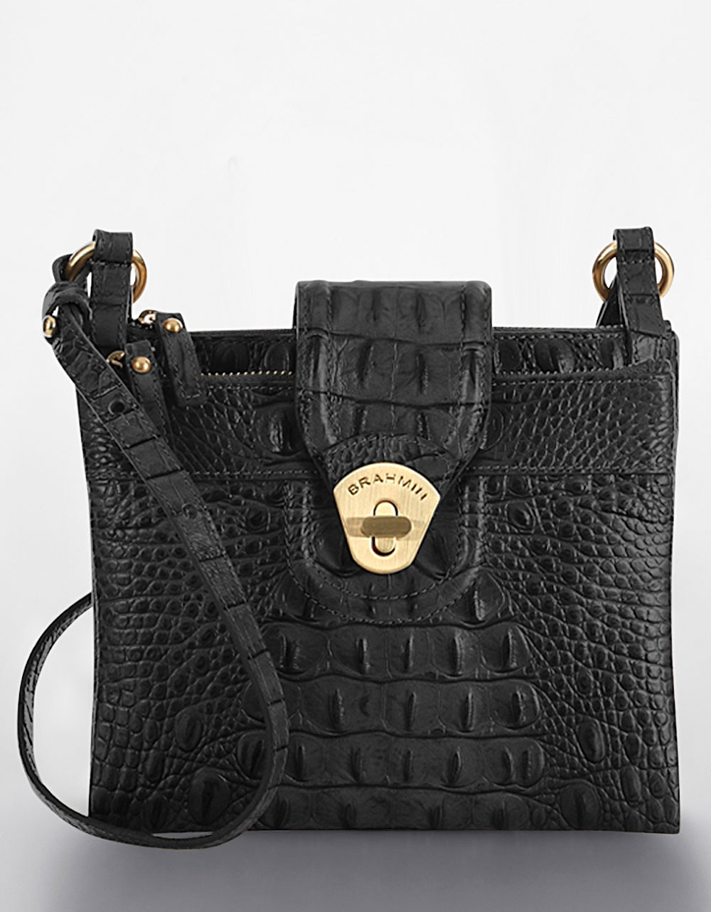 brahmin black shoulder bag