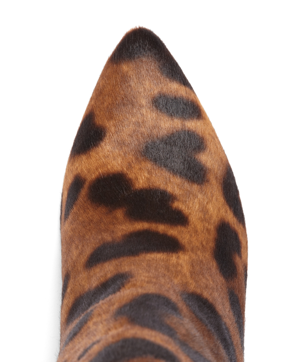 Lyst - Brooks Brothers Leopard Haircalf Kitten Heel Booties in Brown