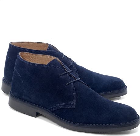 Brooks Brothers Peal & Co.® Chukka Field Boots in Blue for Men (navy ...