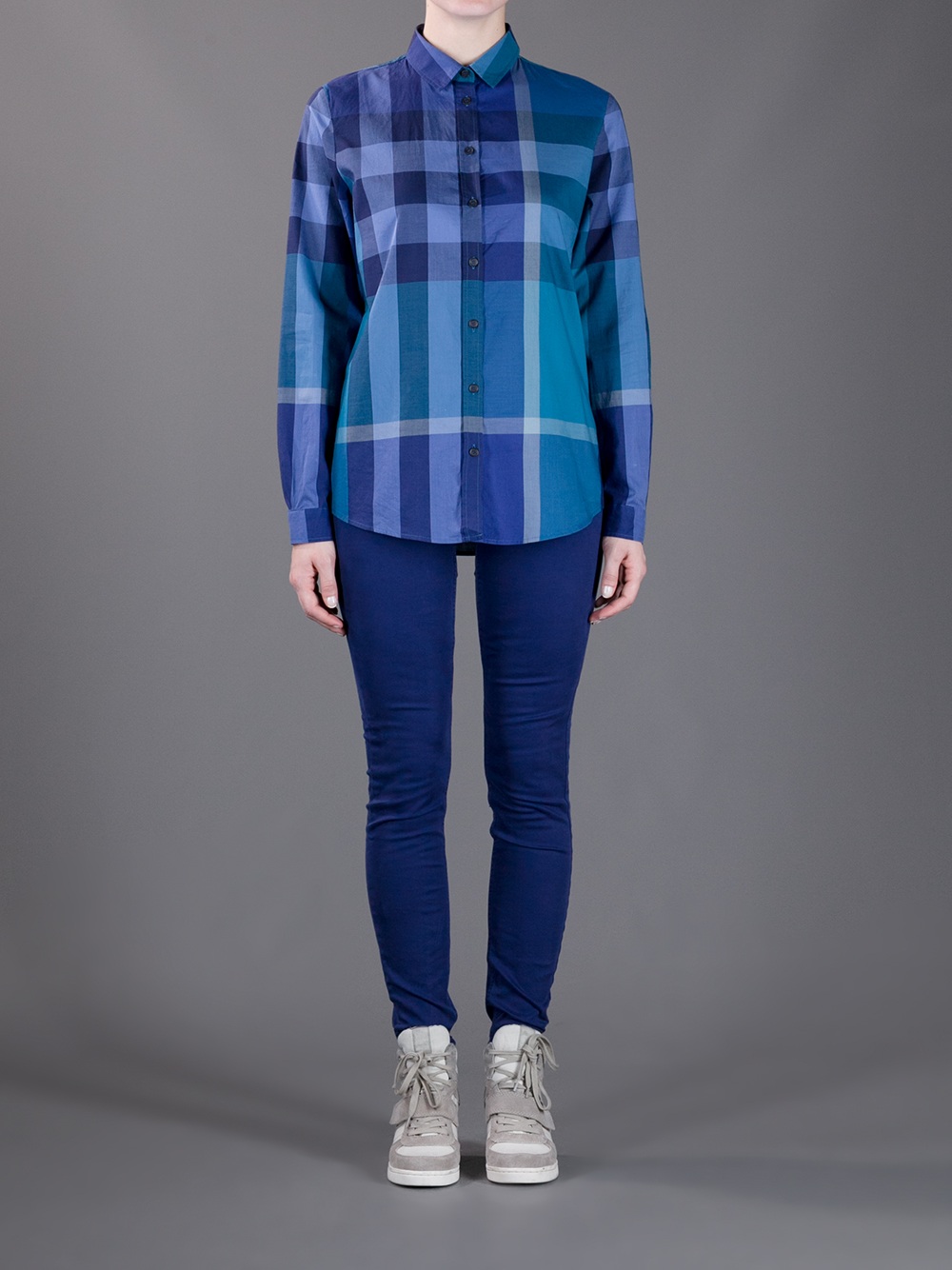 burberry womens blue