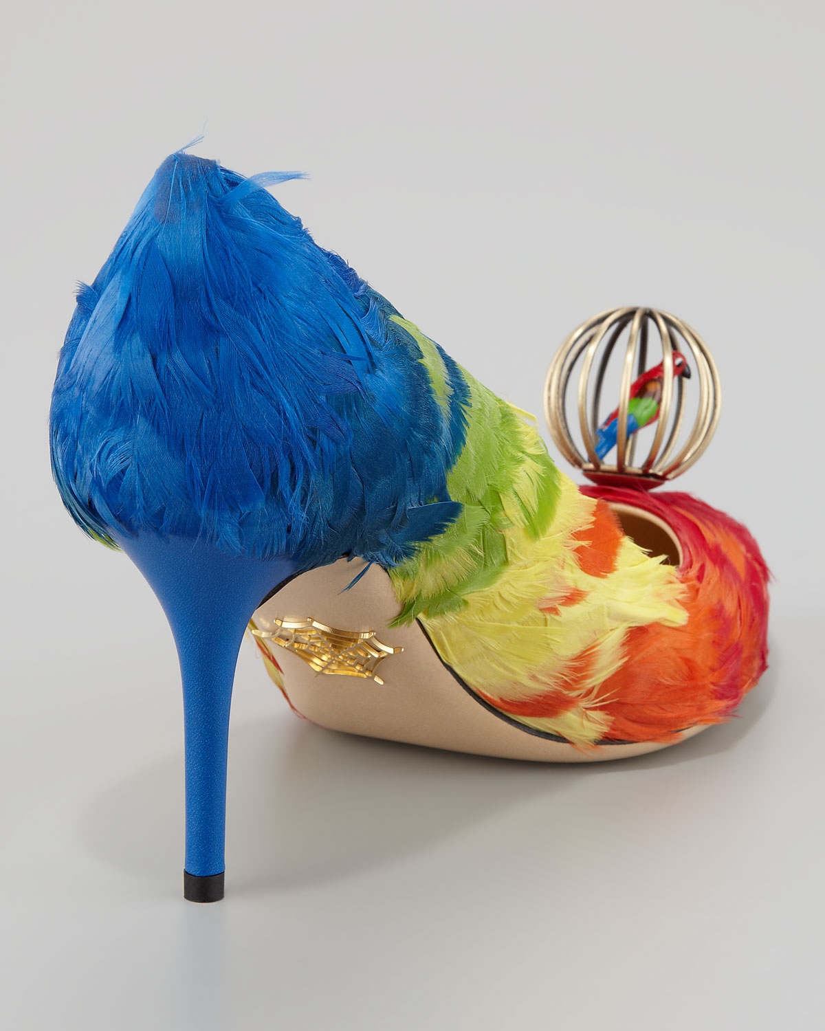 charlotte olympia feather shoes