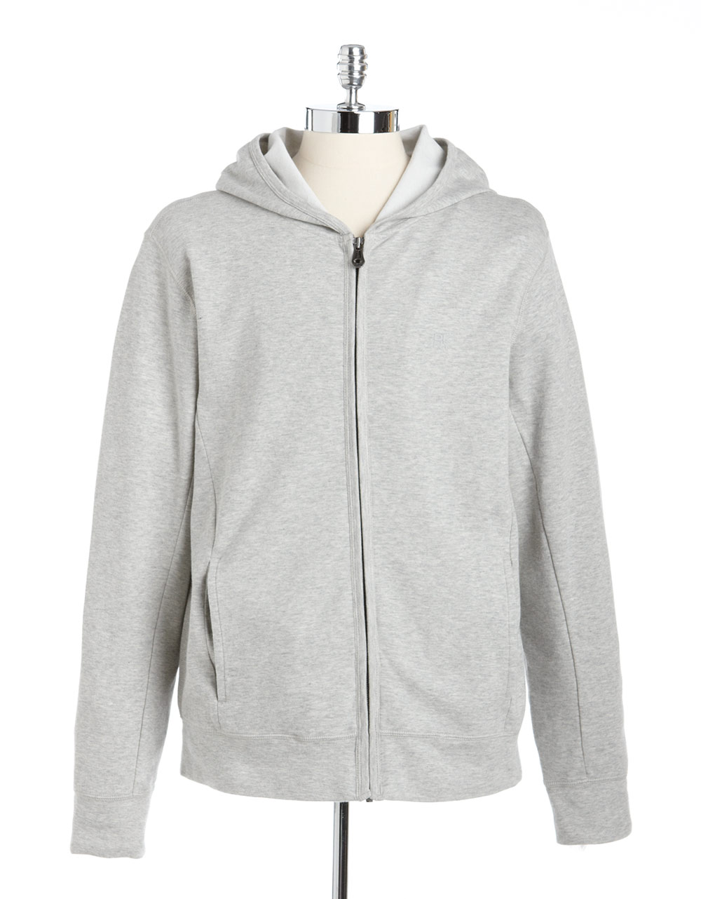 Lyst - Dkny Zip Front Hoodie in Gray for Men