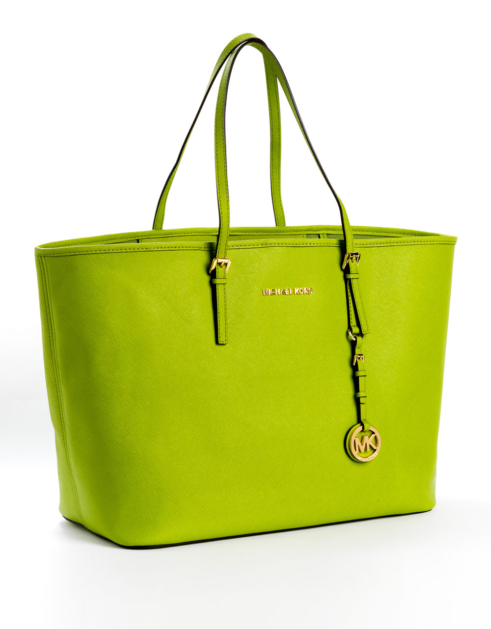 michael kors jet set tote green