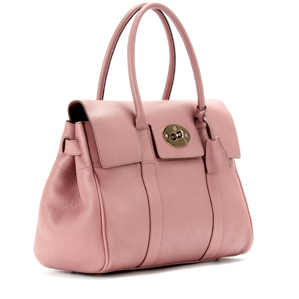 Mulberry Bayswater Leather Tote in Pink | Lyst
