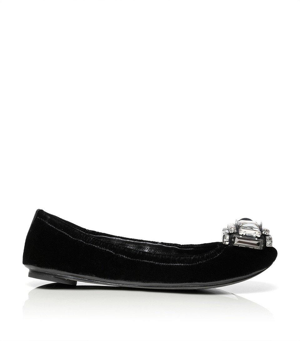 tory burch eddie flat black