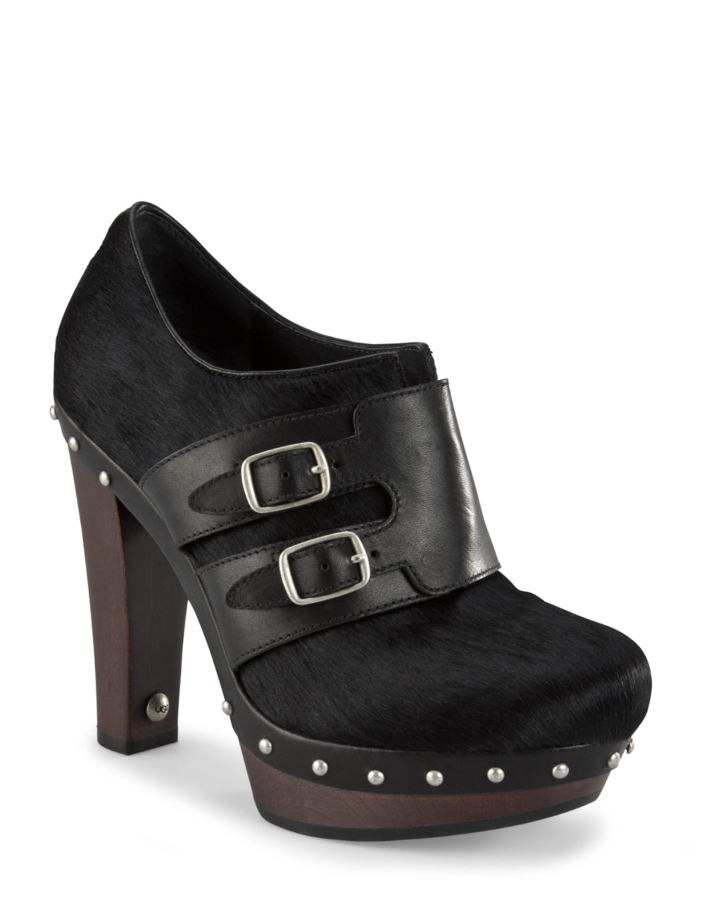UGG Illana Monk Strap Bootie in Black Lyst