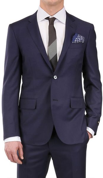 Corneliani S180 Wool Suit in Blue for Men | Lyst