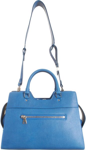 Proenza Schouler Ps13 Small Leather Tote in Blue (peacock) | Lyst