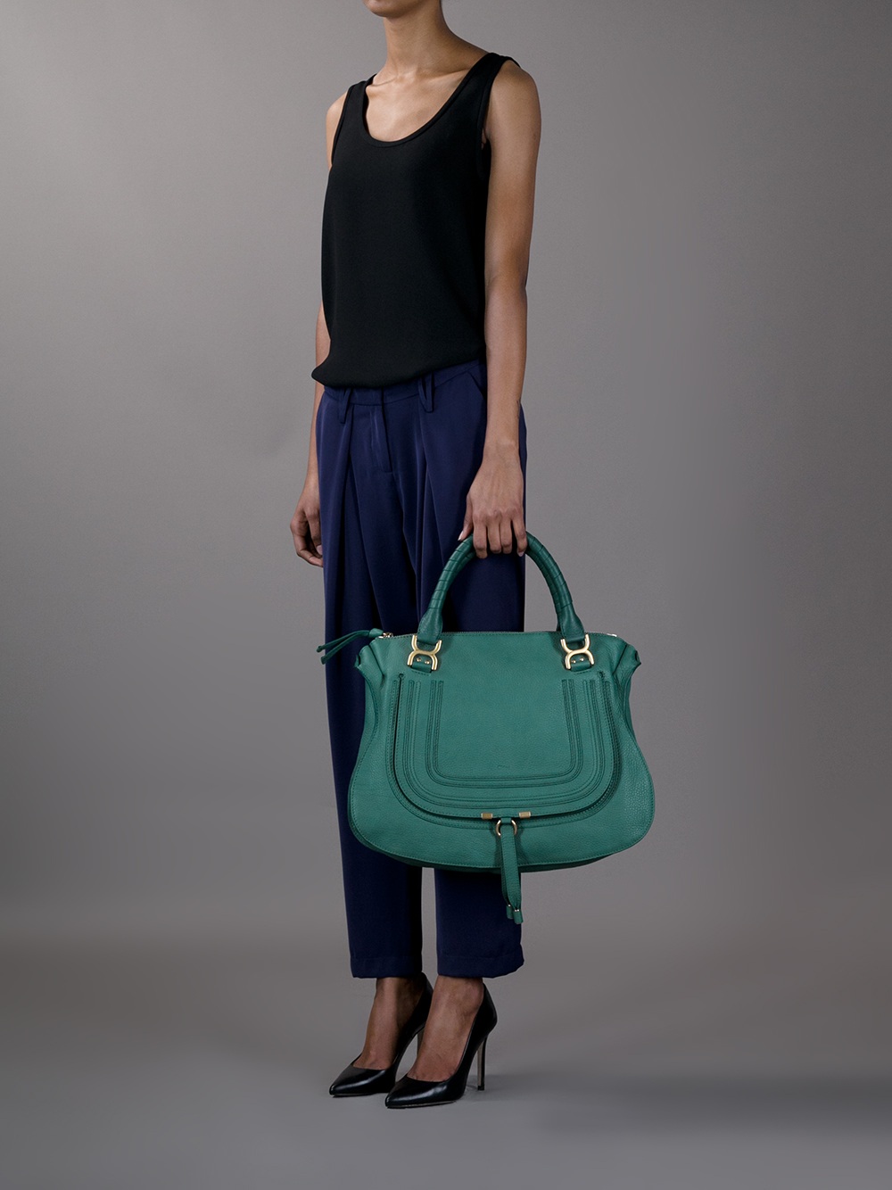 Chlo Marcie Bag in Green | Lyst  