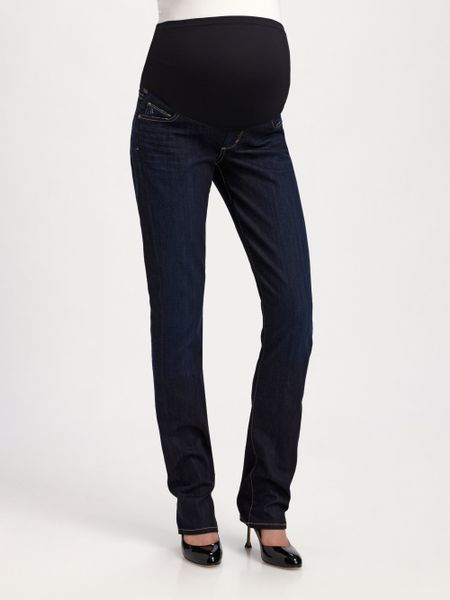 Citizens Of Humanity Maternity Ava Straight Leg Jeans in Blue | Lyst
