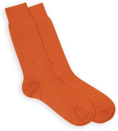 Hermes Mens Socks Underwear in Orange for Men | Lyst