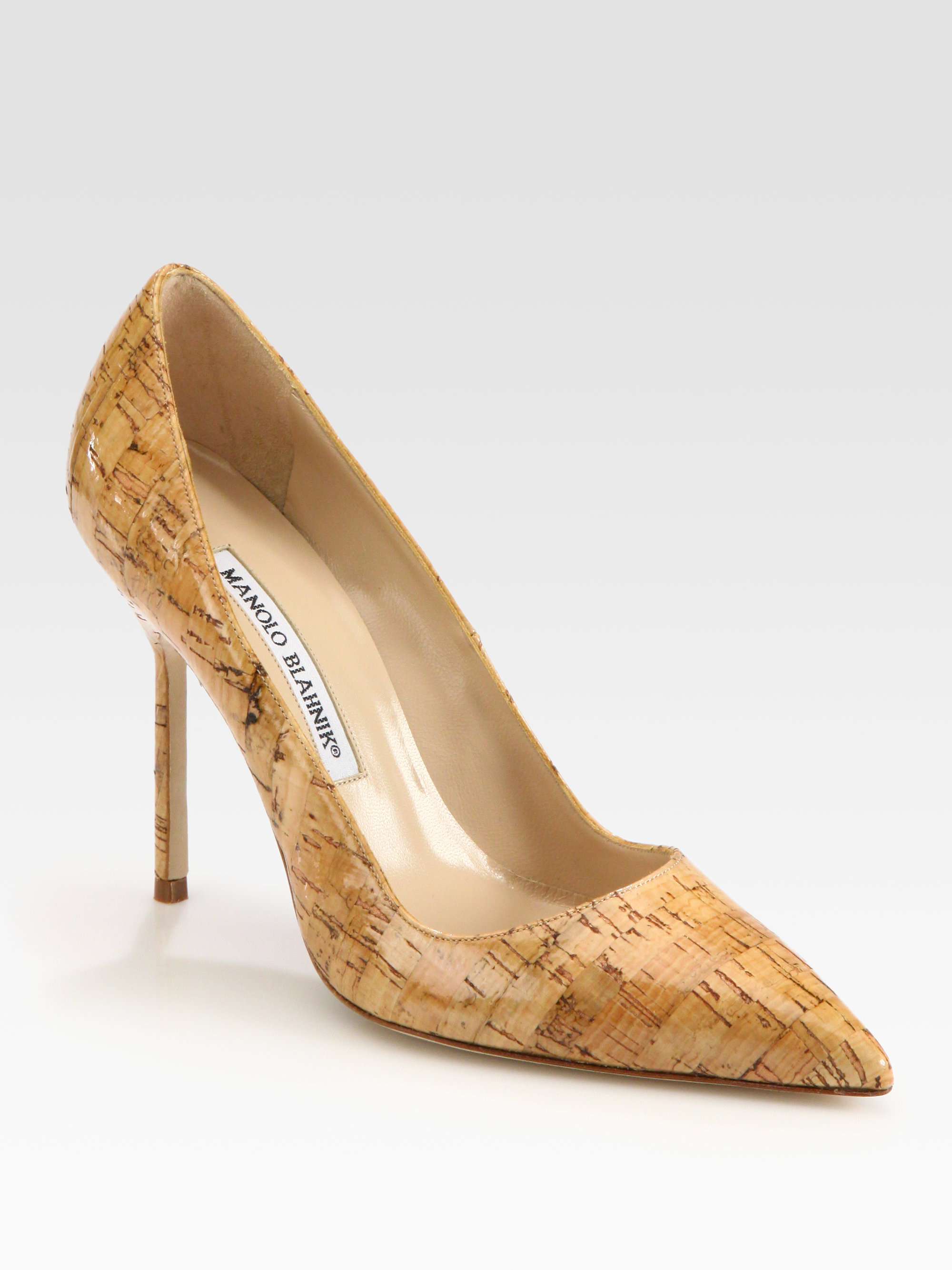 manolo blahnik brown heels