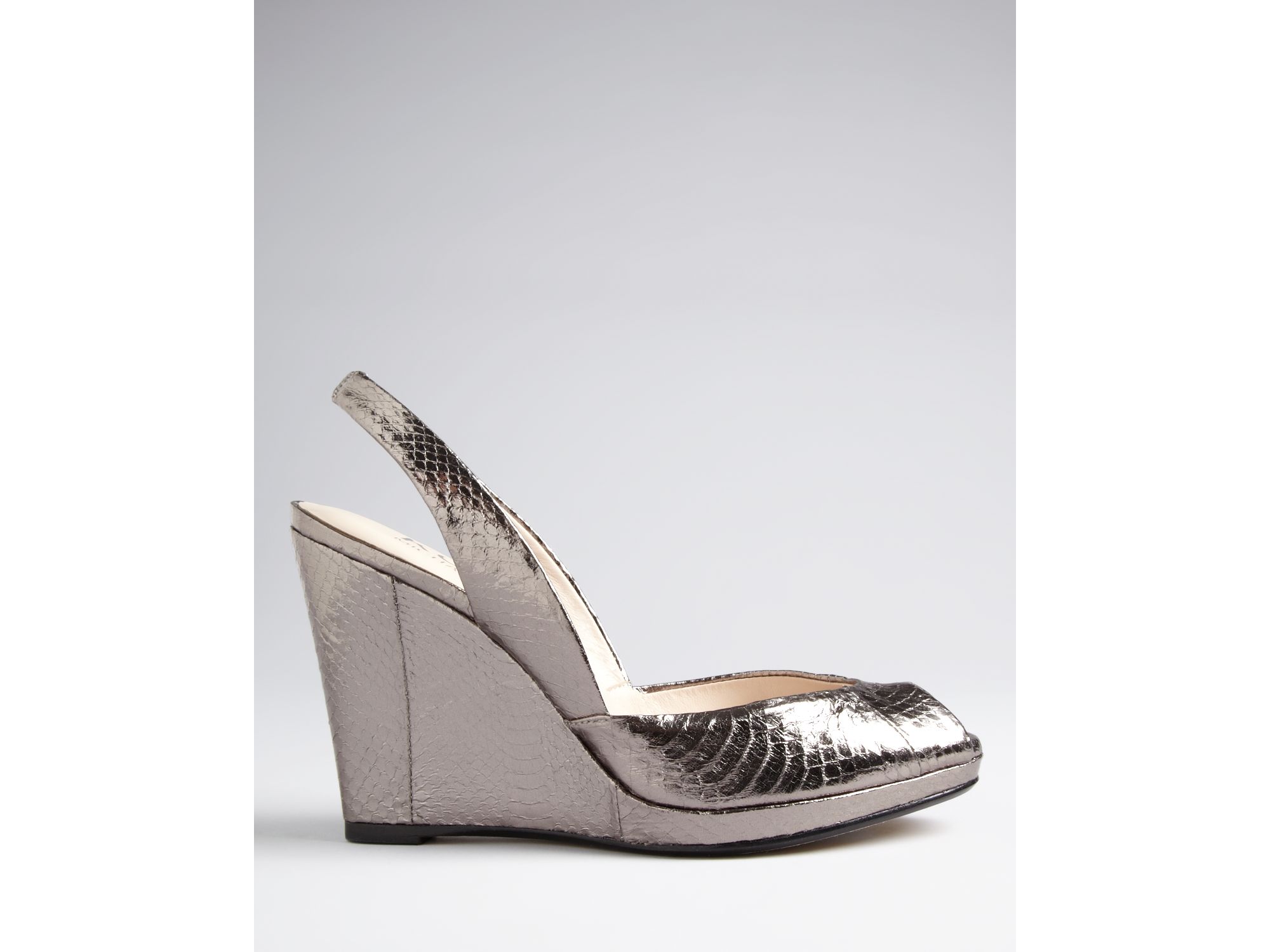 michael kors slingback wedge