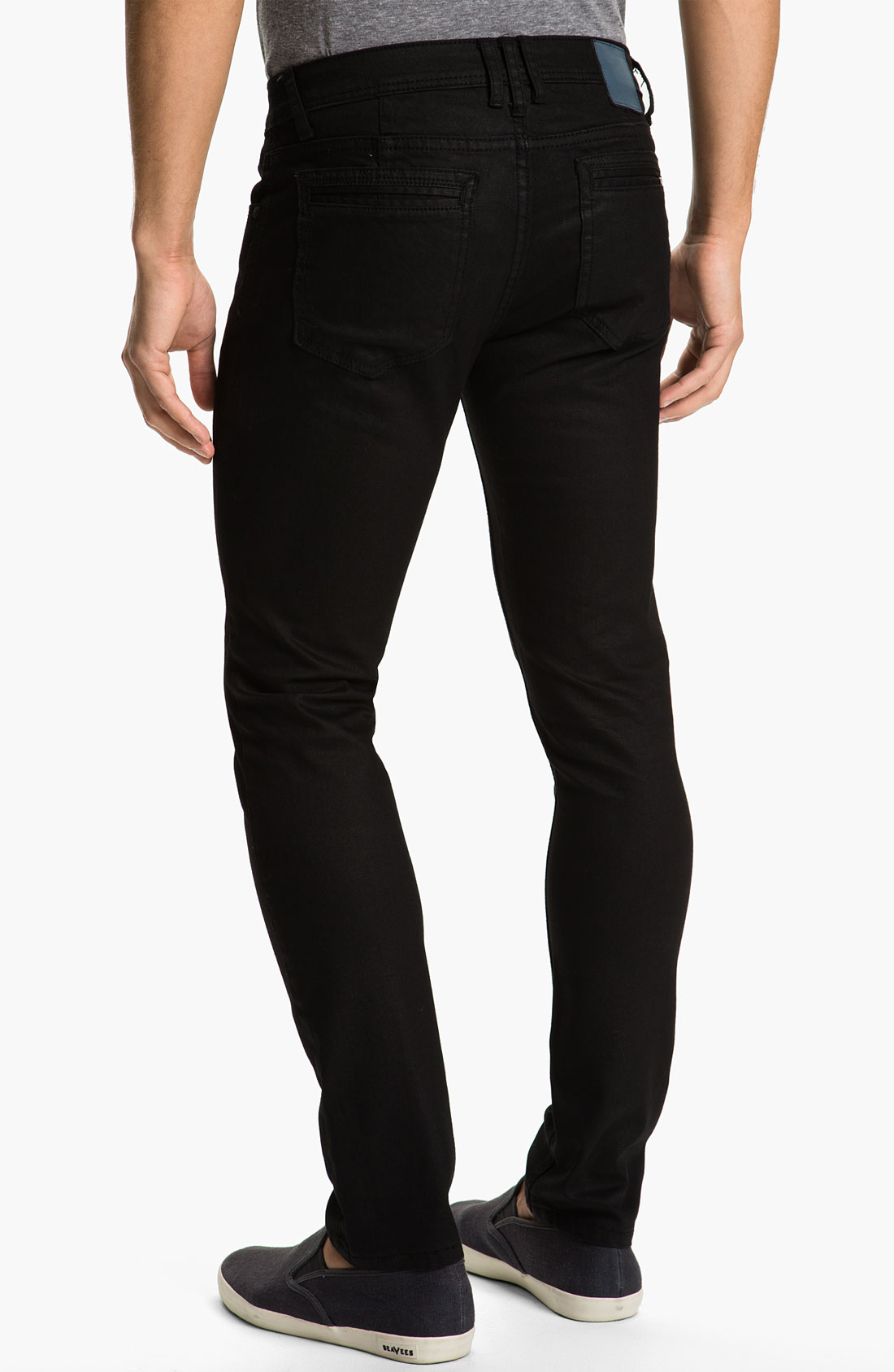 Ezekiel Chopper 305 Slim Straight Leg Jeans Black in Black for Men | Lyst