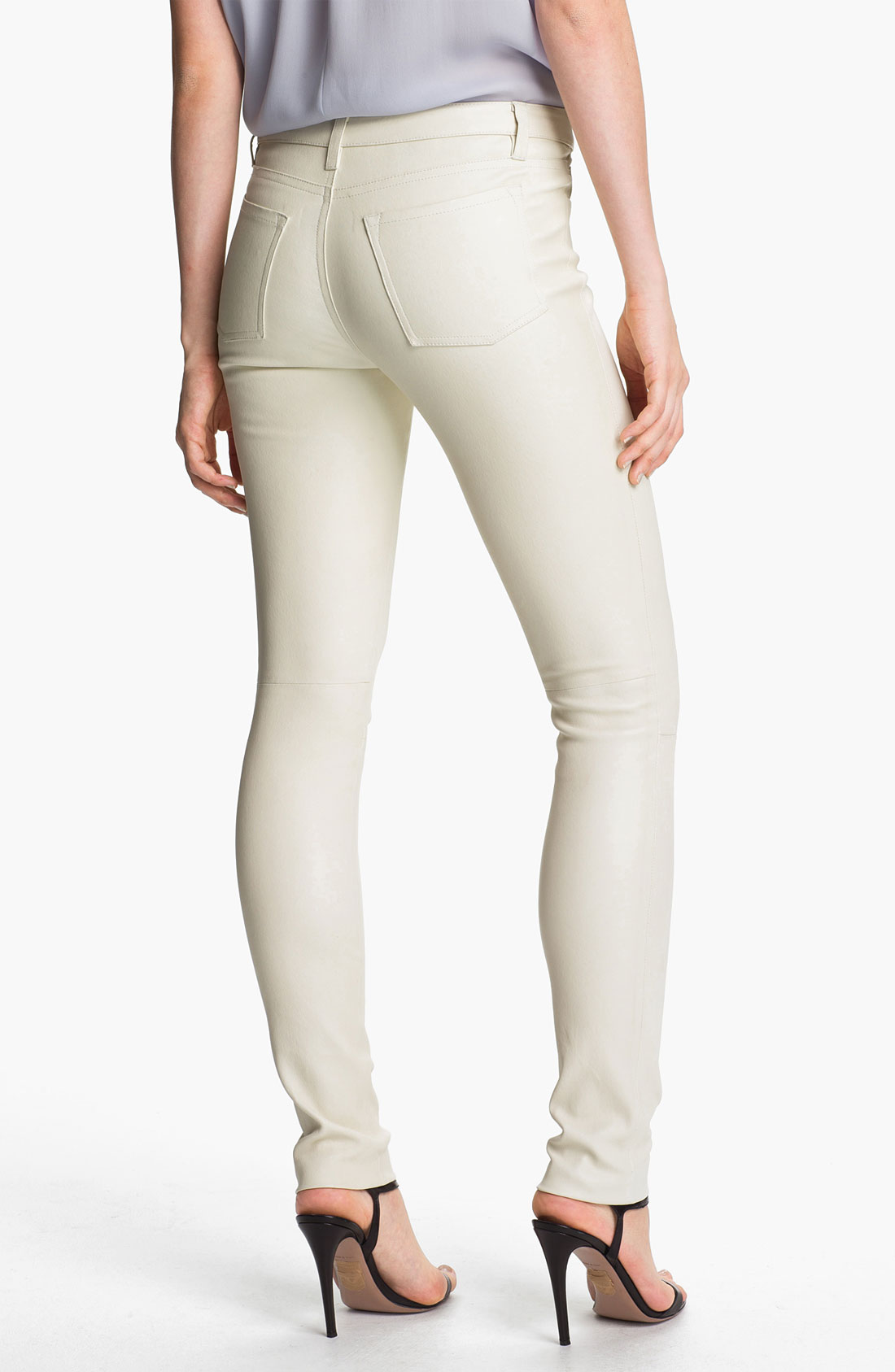 Vince Leather Pants In White End Of Color List Off White Lyst   Vince Off White Leather Pants Product 3 6095489 485597847 