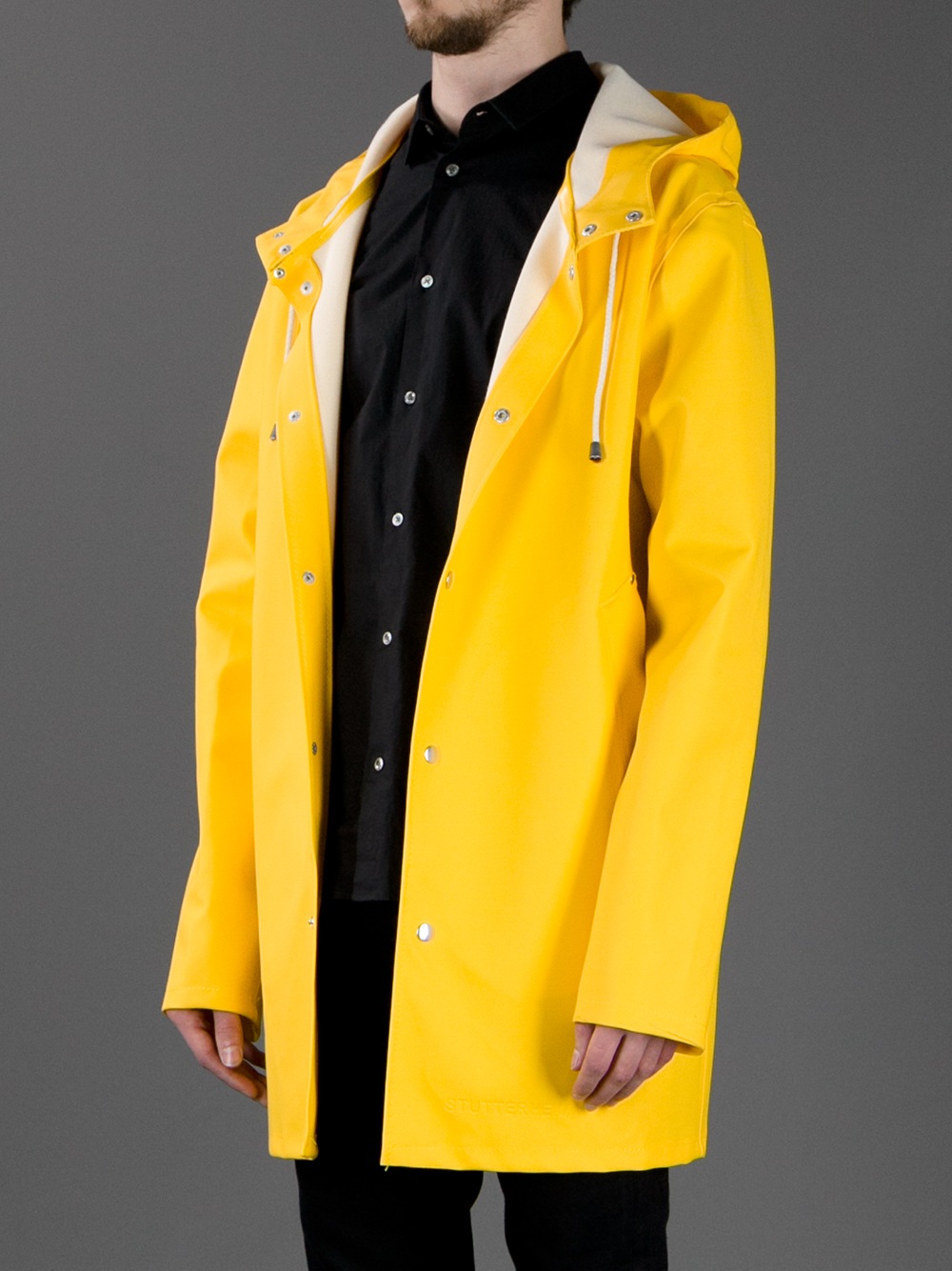 Lyst - Stutterheim Stockholm Raincoat in Yellow for Men