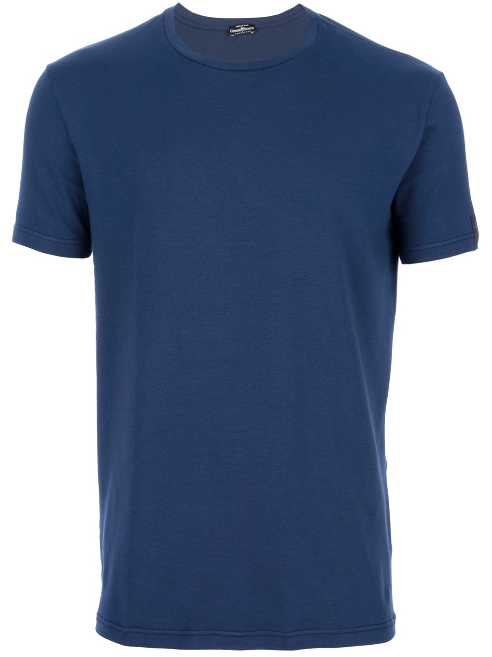 Cesare Paciotti Dagger Logo Detail T-shirt in Blue for Men | Lyst