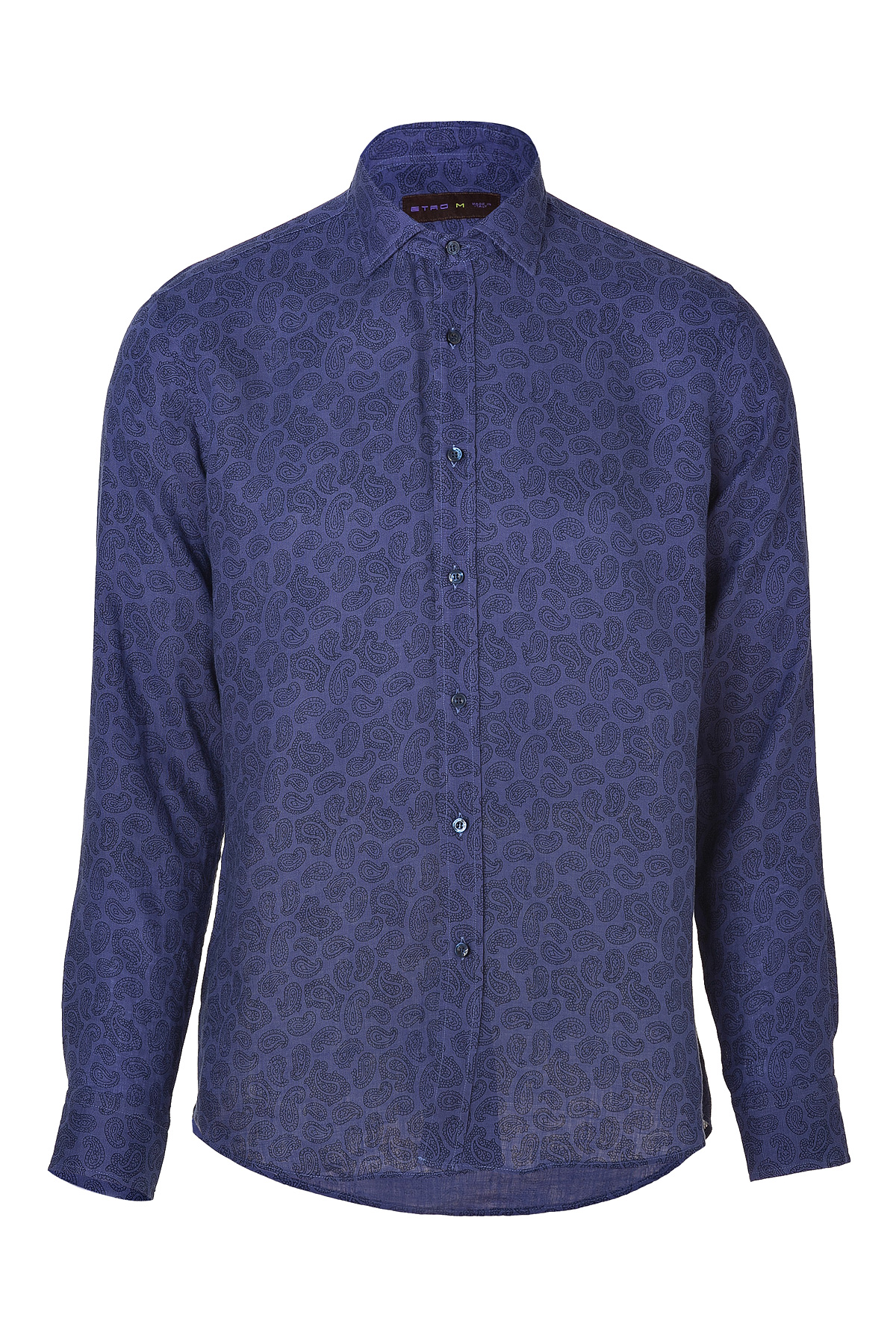 Etro Lilac Paisley Print Linen Shirt in Blue for Men (lilac) | Lyst