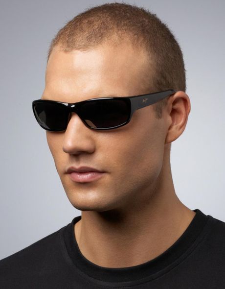 Maui Jim Stingray Sunglasses in Black for Men | Lyst