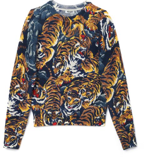 Kenzo Flying Tigers Sweater in Orange (flying tigers) | Lyst