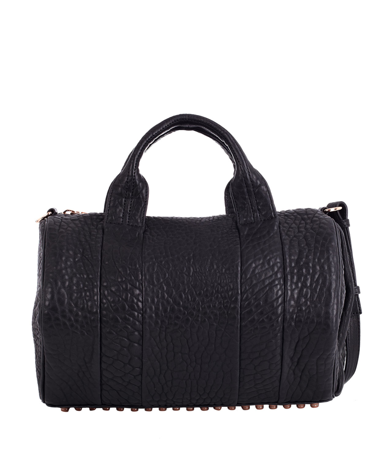 Lyst - Alexander Wang Grain Leather Bag in Black