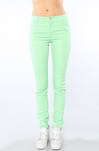 Cheap Monday The Tight Fit Skinny Jeans in Kiwi Green in Green (kiwi ...