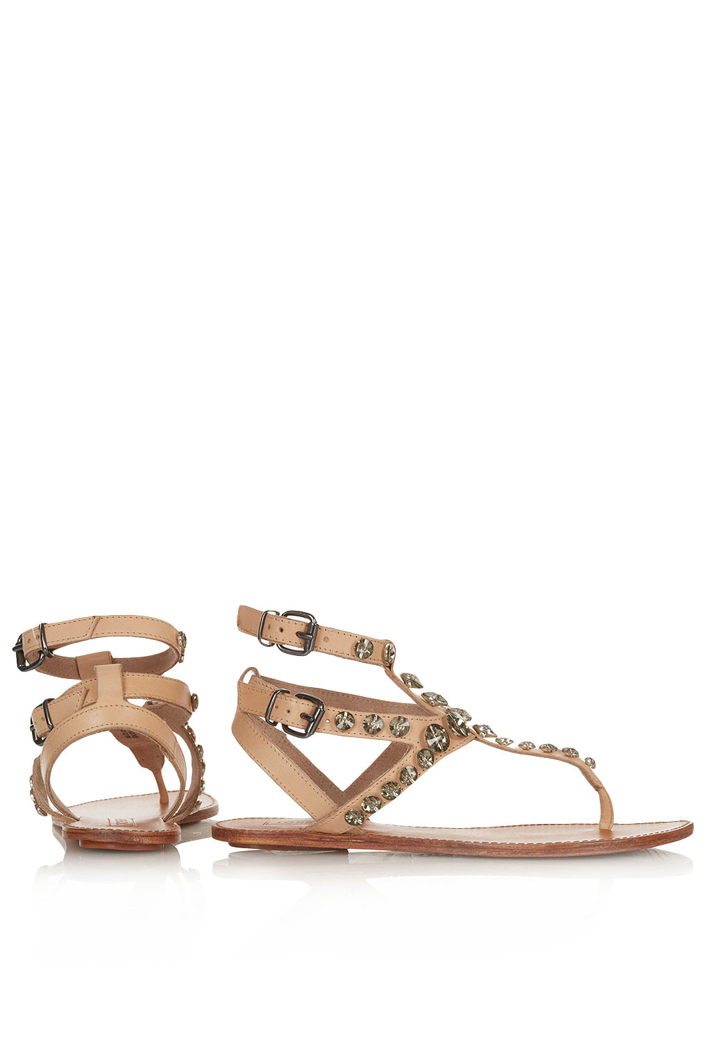 topshop brown sandals
