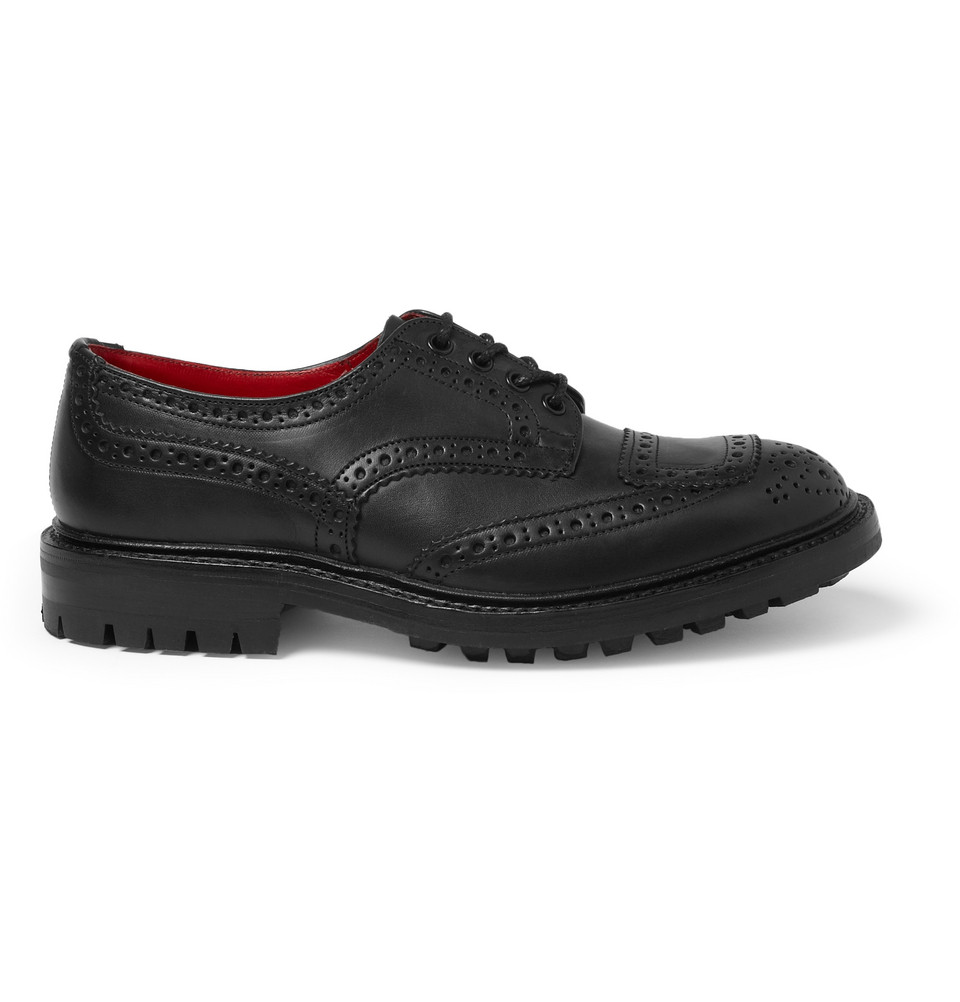 Junya watanabe Brogue Shoe in Black for Men | Lyst