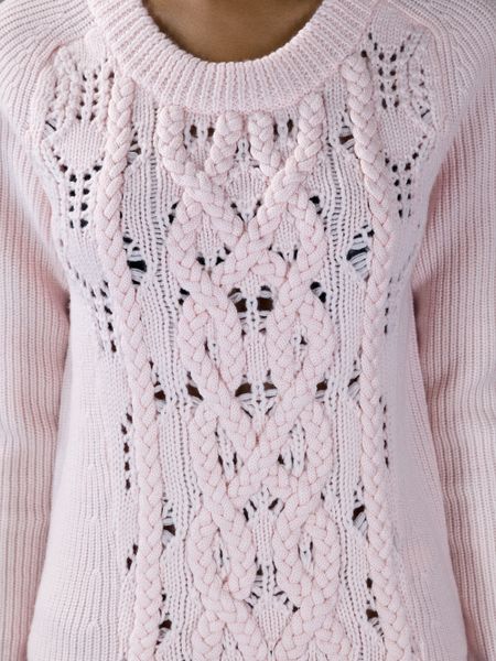Marc By Marc Jacobs Knit Sweater in Pink | Lyst