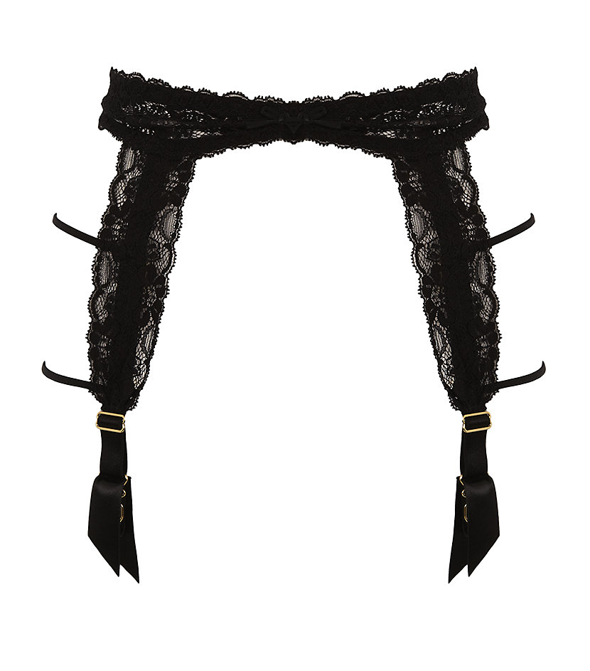 Agent provocateur Margot Suspender Belt in Black | Lyst