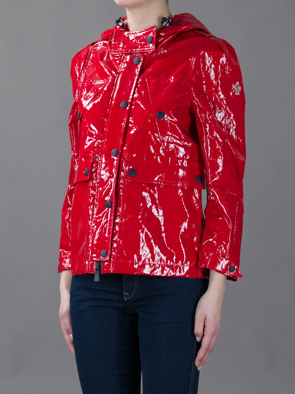 red moncler raincoat red moncler raincoat