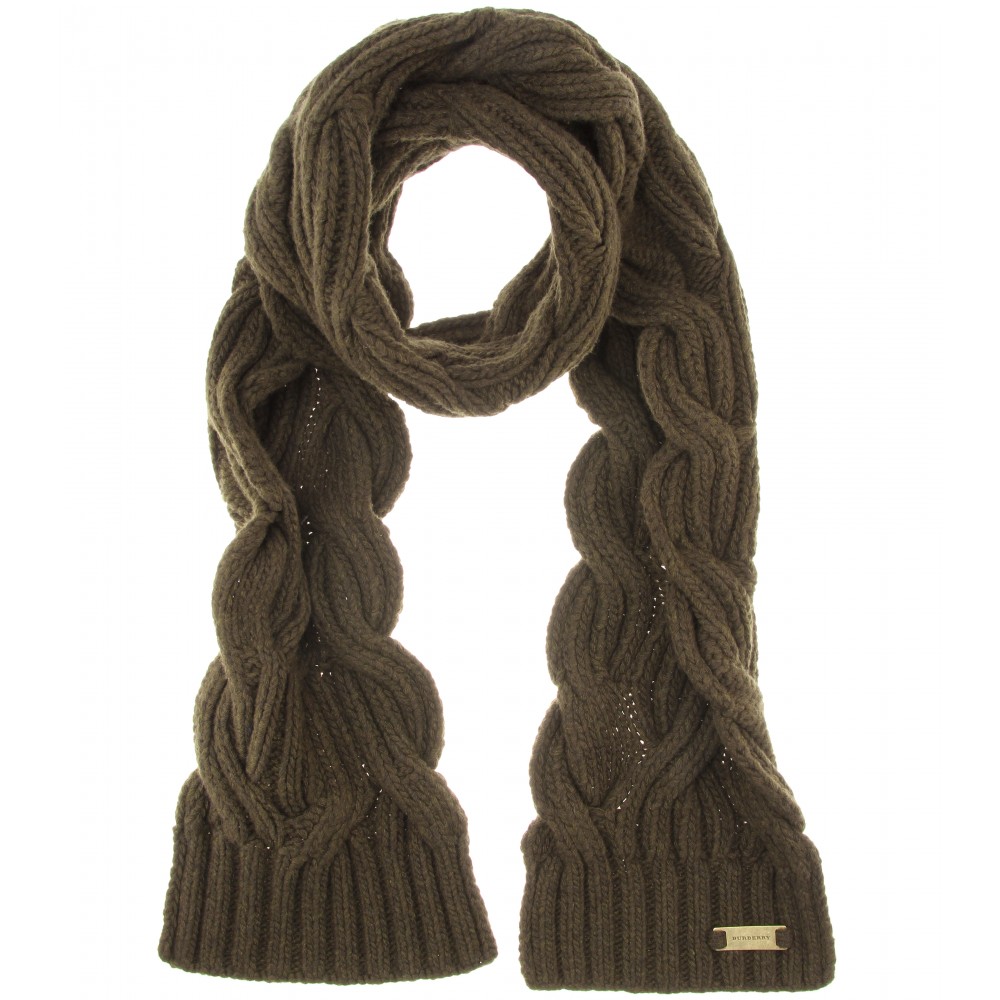 burberry knit scarf