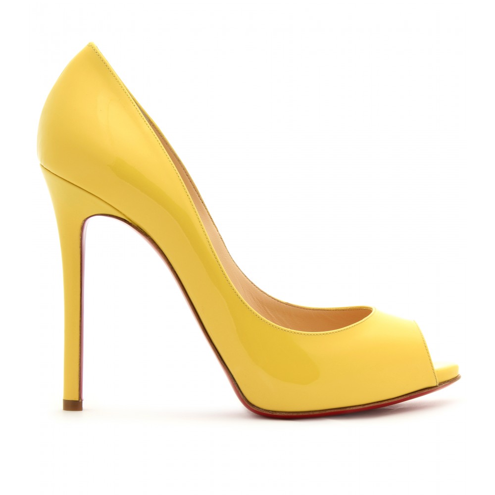 yellow christian louboutin sneakers