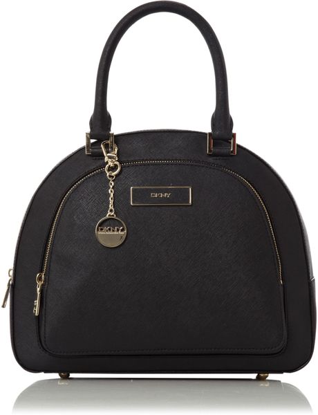 Dkny Large Dome Bag in Black | Lyst