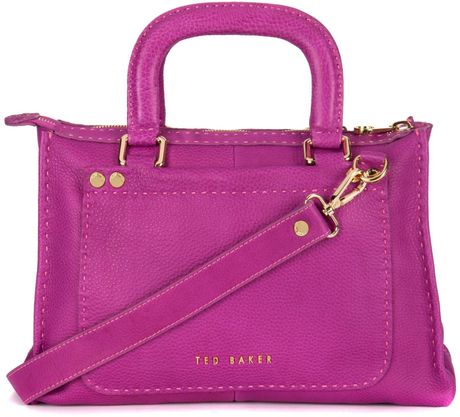 Ted Baker Hickory Stab Stitch Bag in Pink | Lyst
