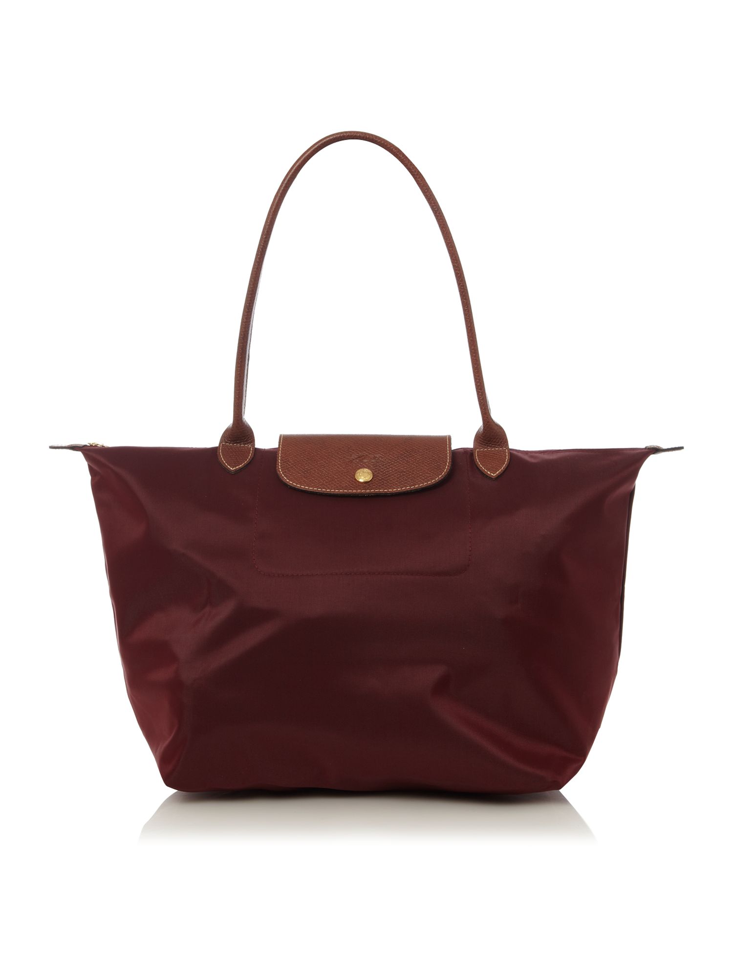 Longchamp Le Pliage Tote in Red (burgundy) | Lyst