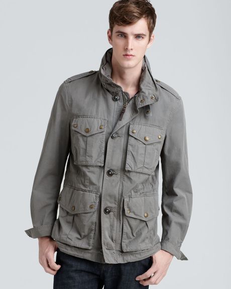 Burberry Brit Becondale Field Jacket in Gray for Men (mid grey) | Lyst