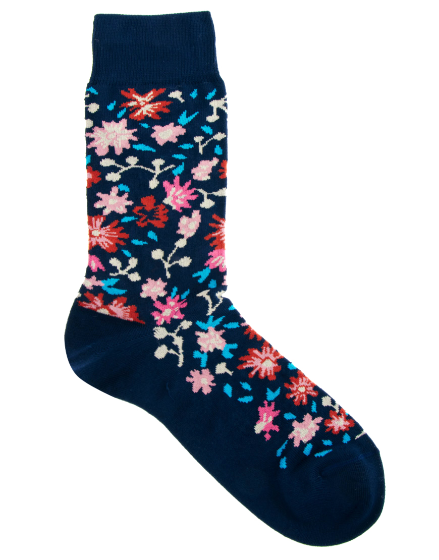 Paul by paul smith Floral Socks in Blue for Men | Lyst