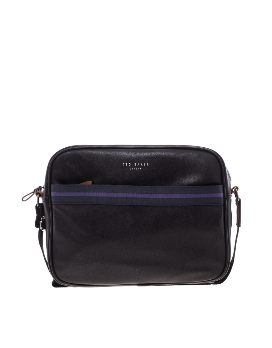 Lyst Ted Baker Messenger Bag in Black for Men