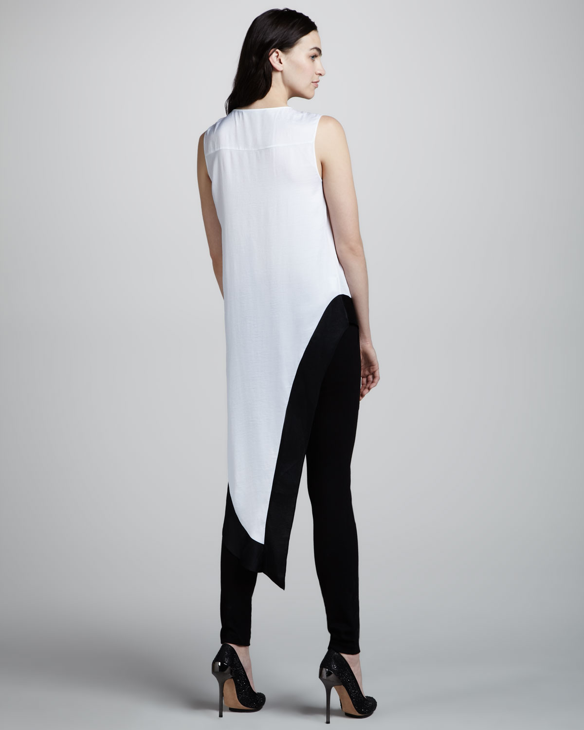 bcbgmaxazria asymmetric drape to