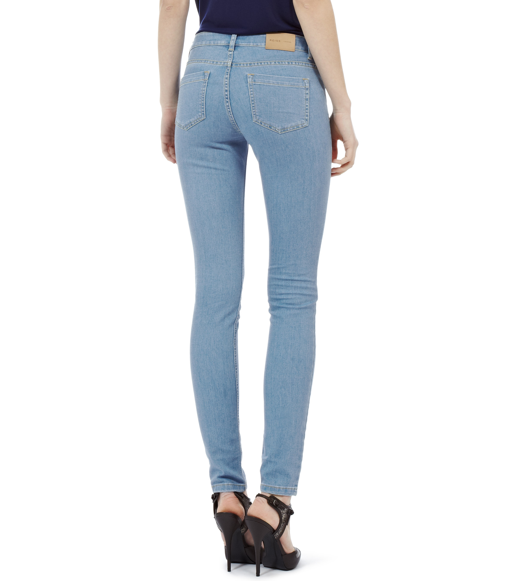 Reiss Smith Denim Skinny Jeans in Blue | Lyst