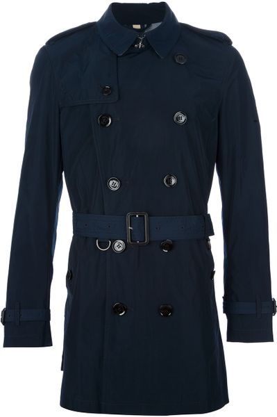 Burberry Brit Britton Trench Coat in Blue for Men (navy) | Lyst