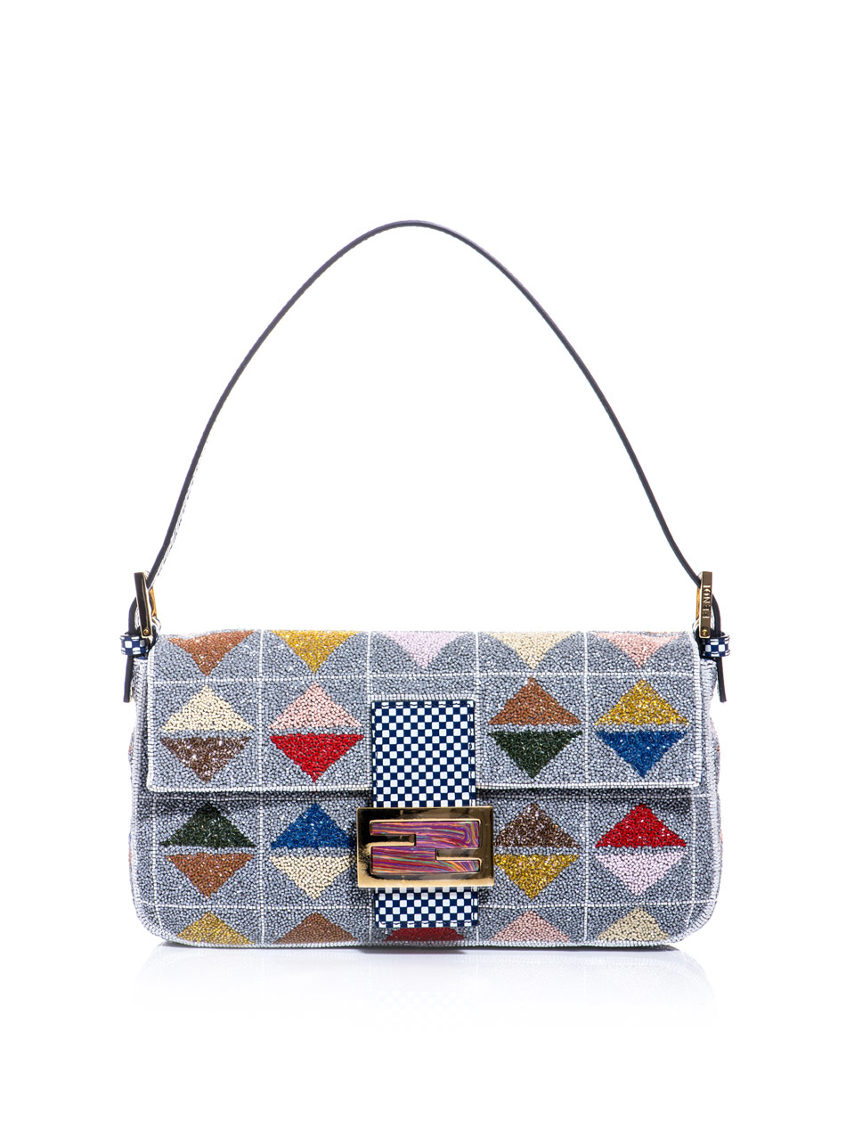 beaded baguette bag