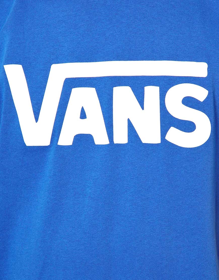 Lyst - Vans T-shirt Classic Logo in Blue for Men