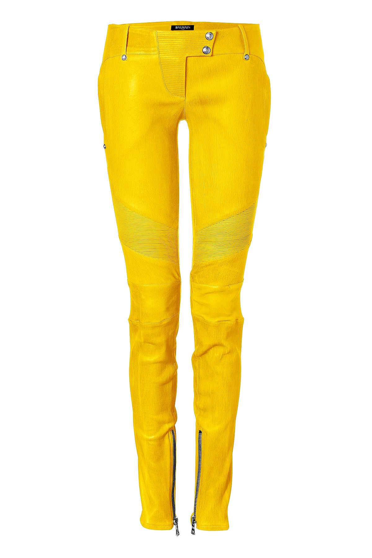 black pants yellow stripe