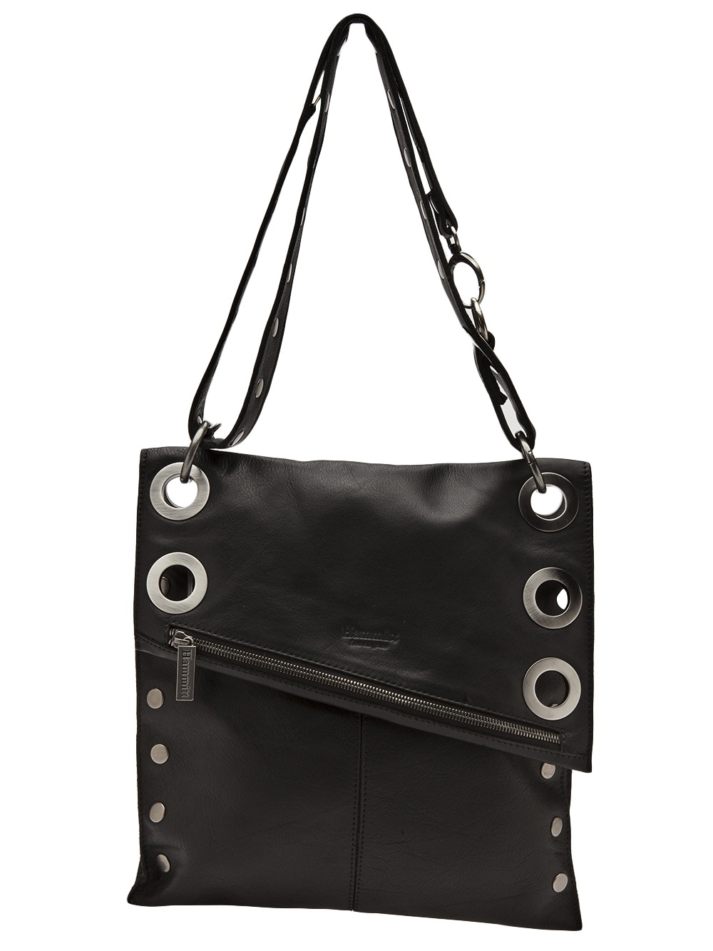 Lyst - Hammitt Fold-Over Leather Cross-Body Bag in Black