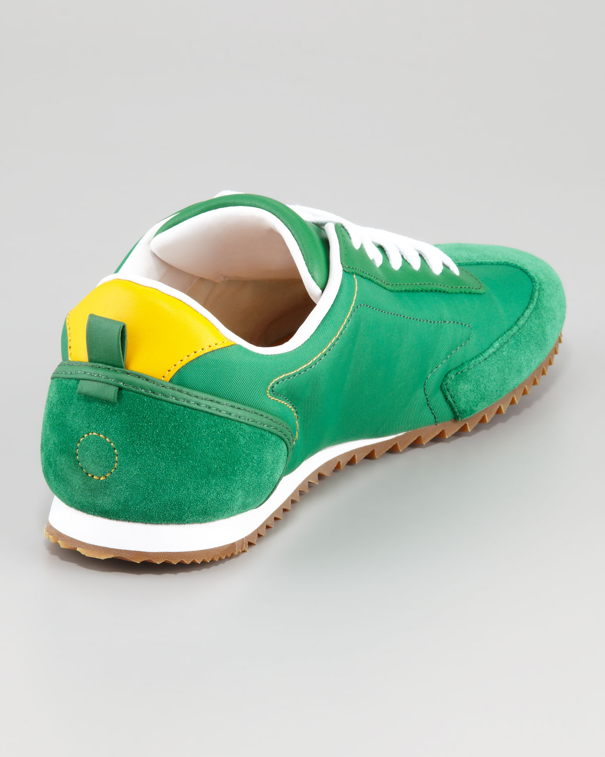 Lyst Lacoste  Wescott Lowprofile Nylon Sneaker Green  in 