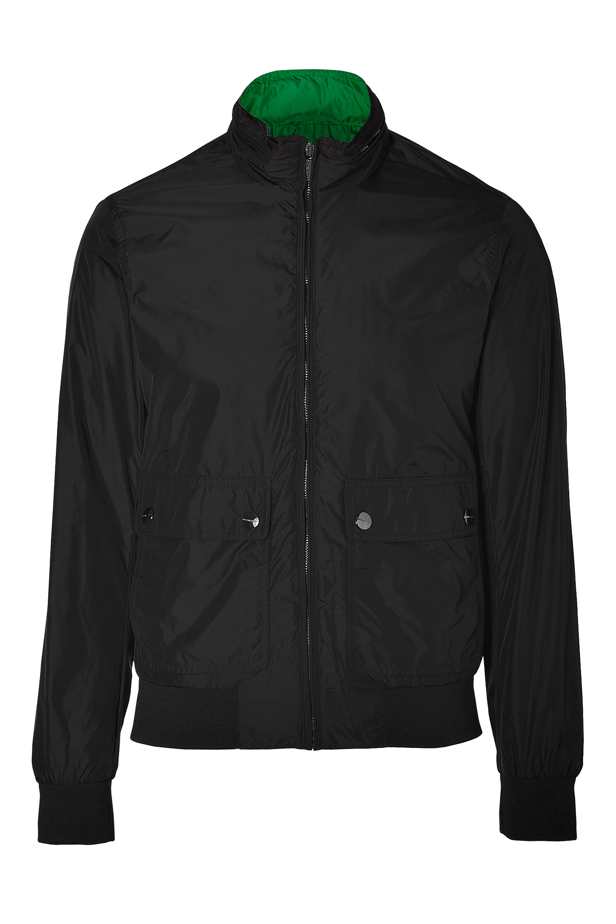 Michael Kors Black Nylon Bomber Jacket in Black for Men | Lyst