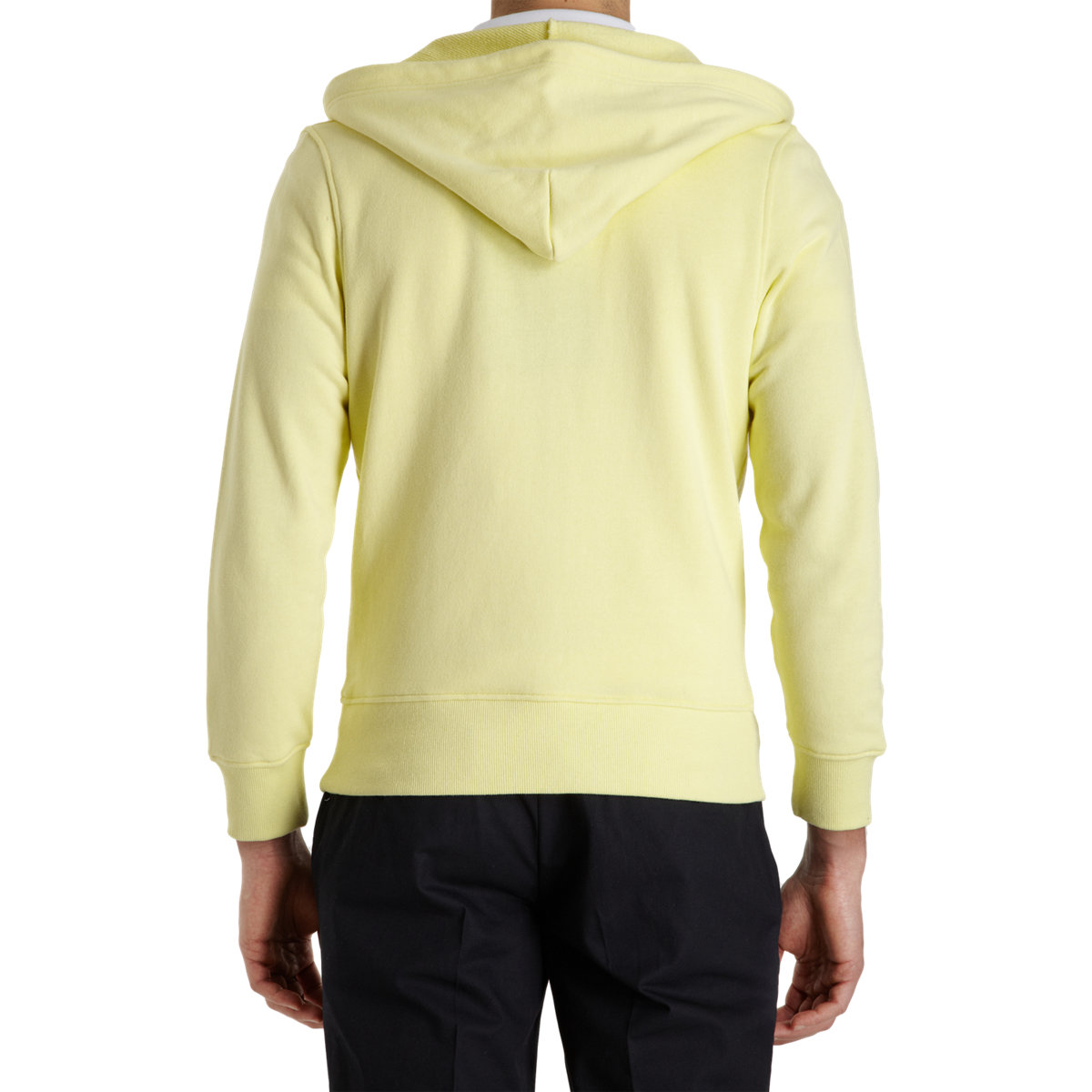 Lyst Thom Grey Zip Front Hoodie in Yellow for Men